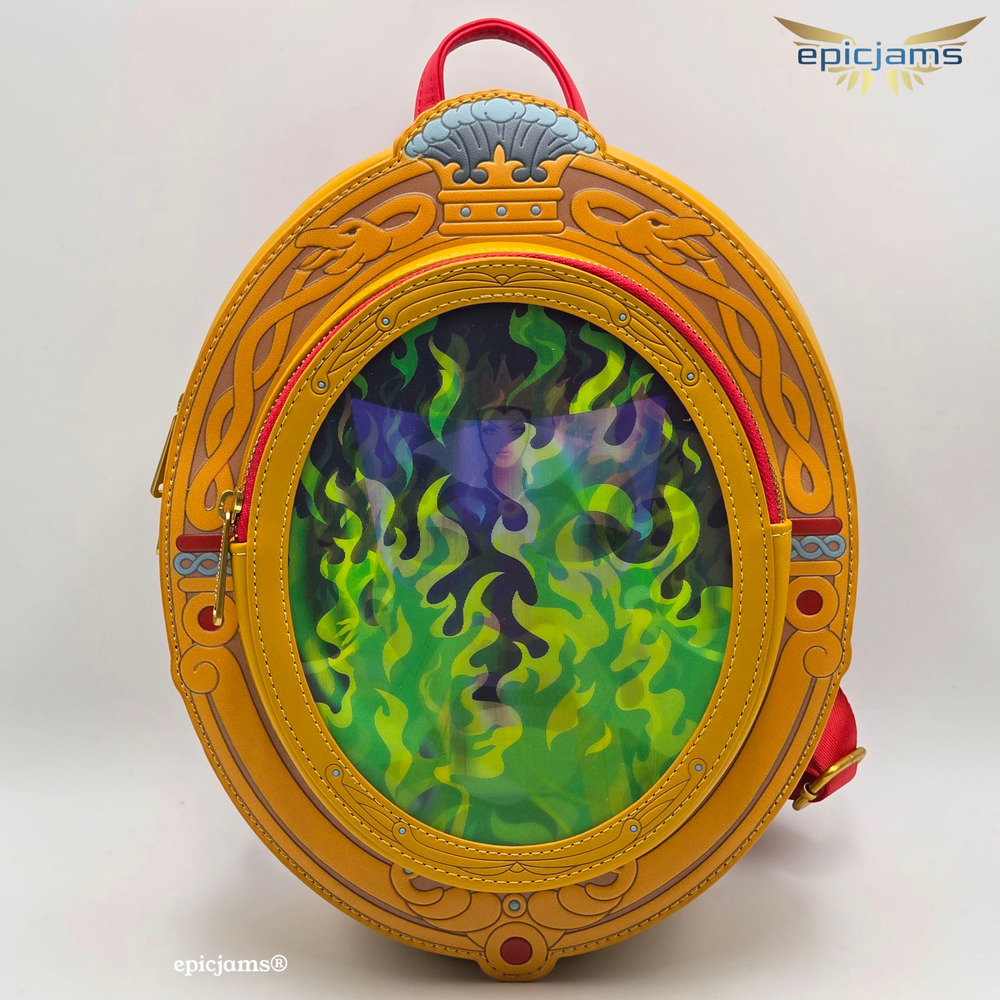 Loungefly Disney Snow White Evil Queen Magic Mirror Lenticular Mini Backpack New
